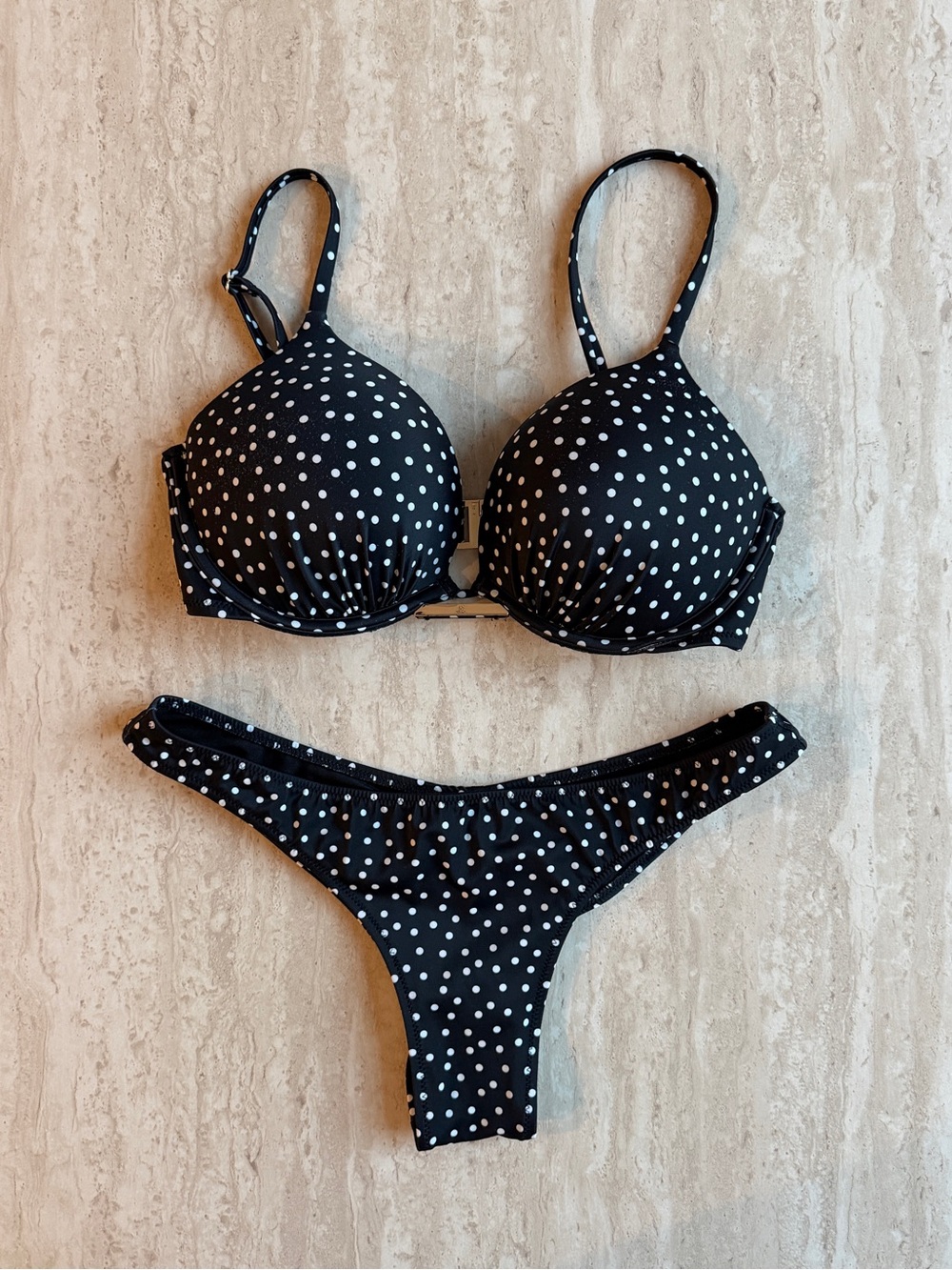Victoria's Secret Push-up Polka Dot Bikini Set